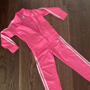 Adidas zipper jacket set. Size 6